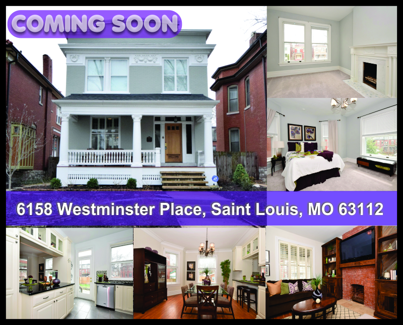 Coming Soon! 6158 Westminster Place, Saint Louis, MO 63112