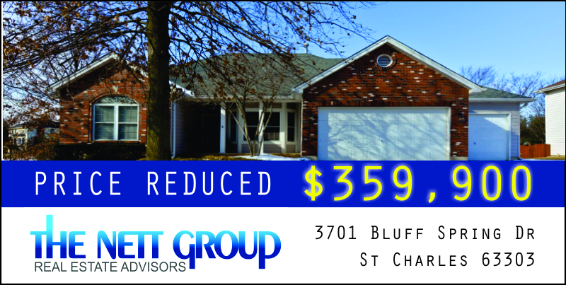 Price Reduced! 3701 Bluff Spring Dr, St Charles 63303