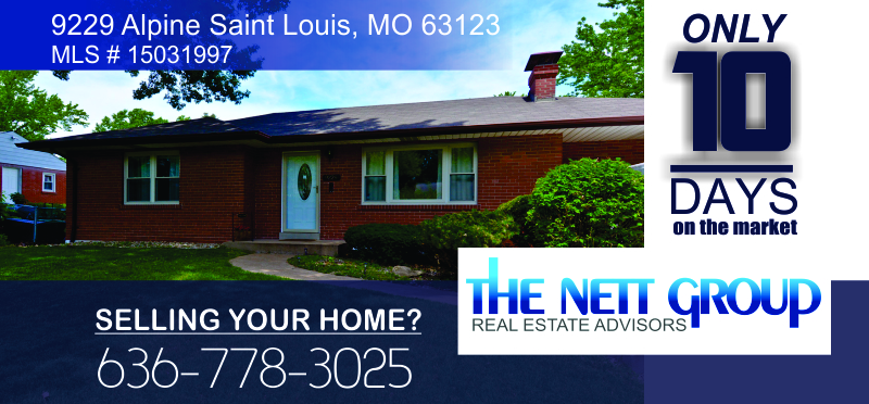 Under Contract in 10 Days | 9229 Alpine Saint Louis, MO 63123