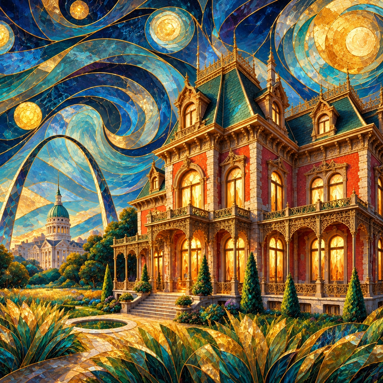 Decorative Archway Abodes artwork — Warren County guide