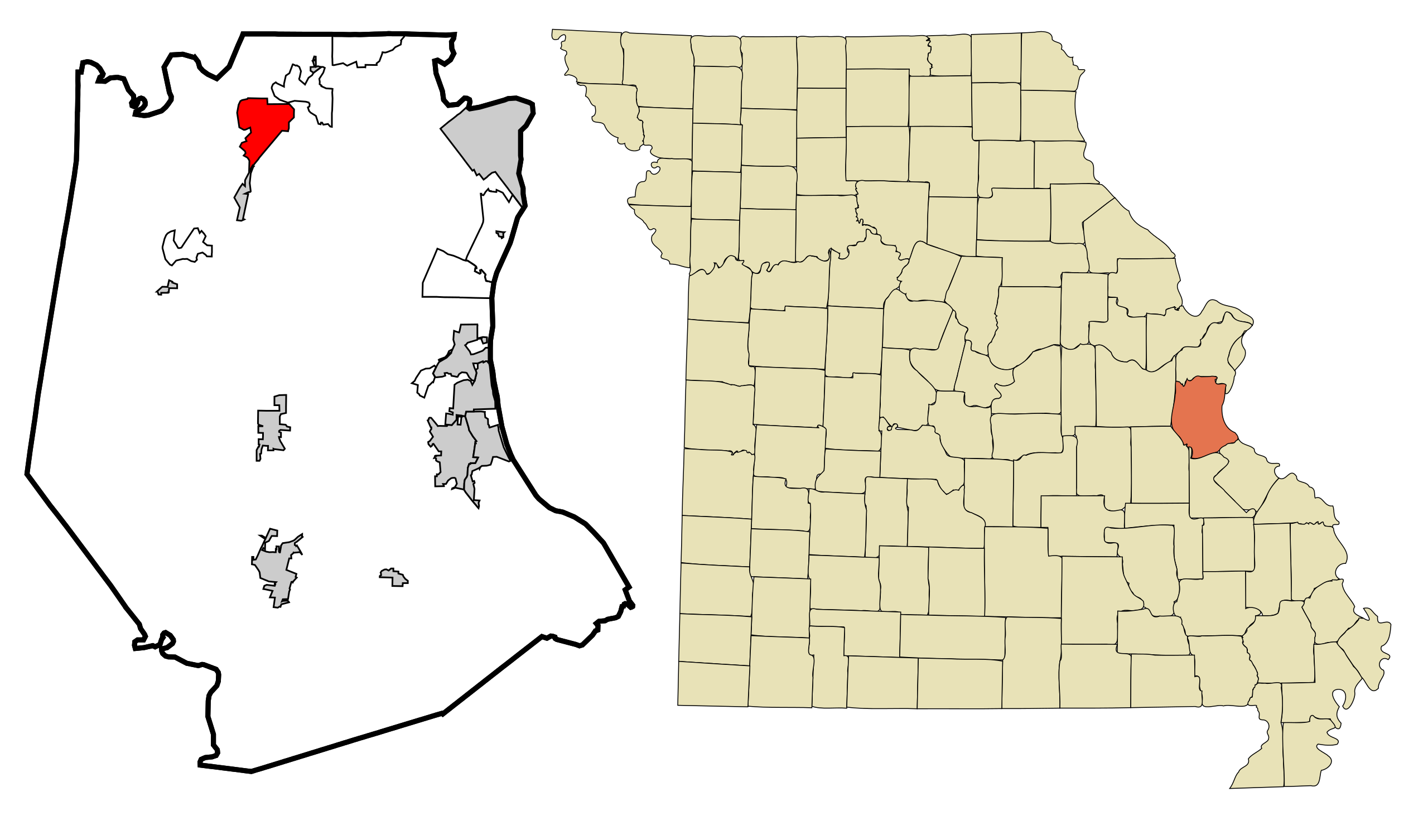City of Eureka Map - Circa 1878