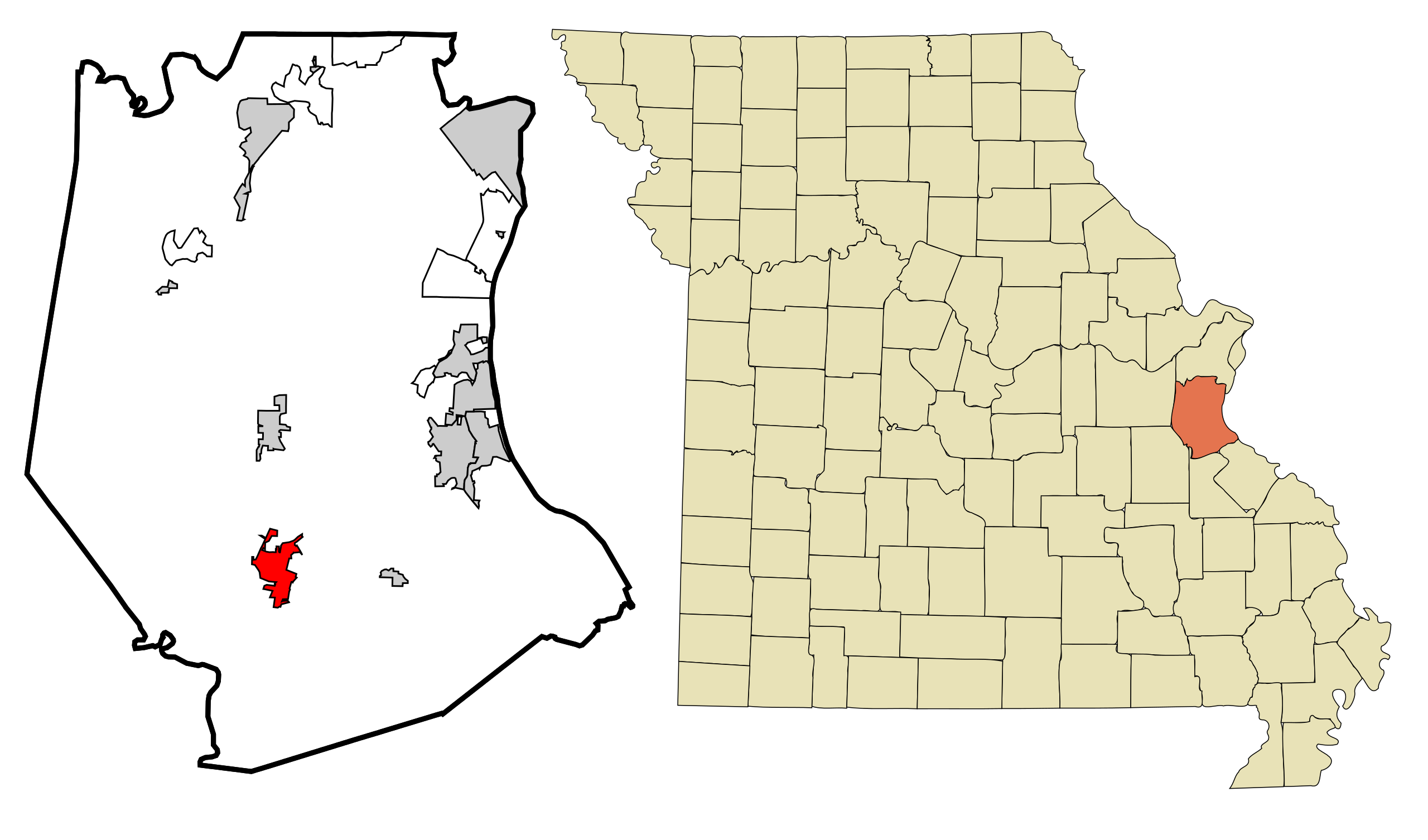 City of De Soto Map