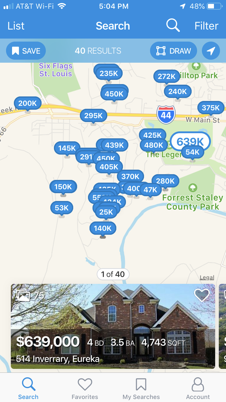 St Louis Best Real Estate Search App