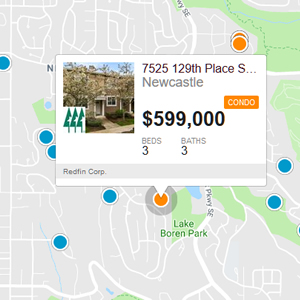 Interactive Map Search