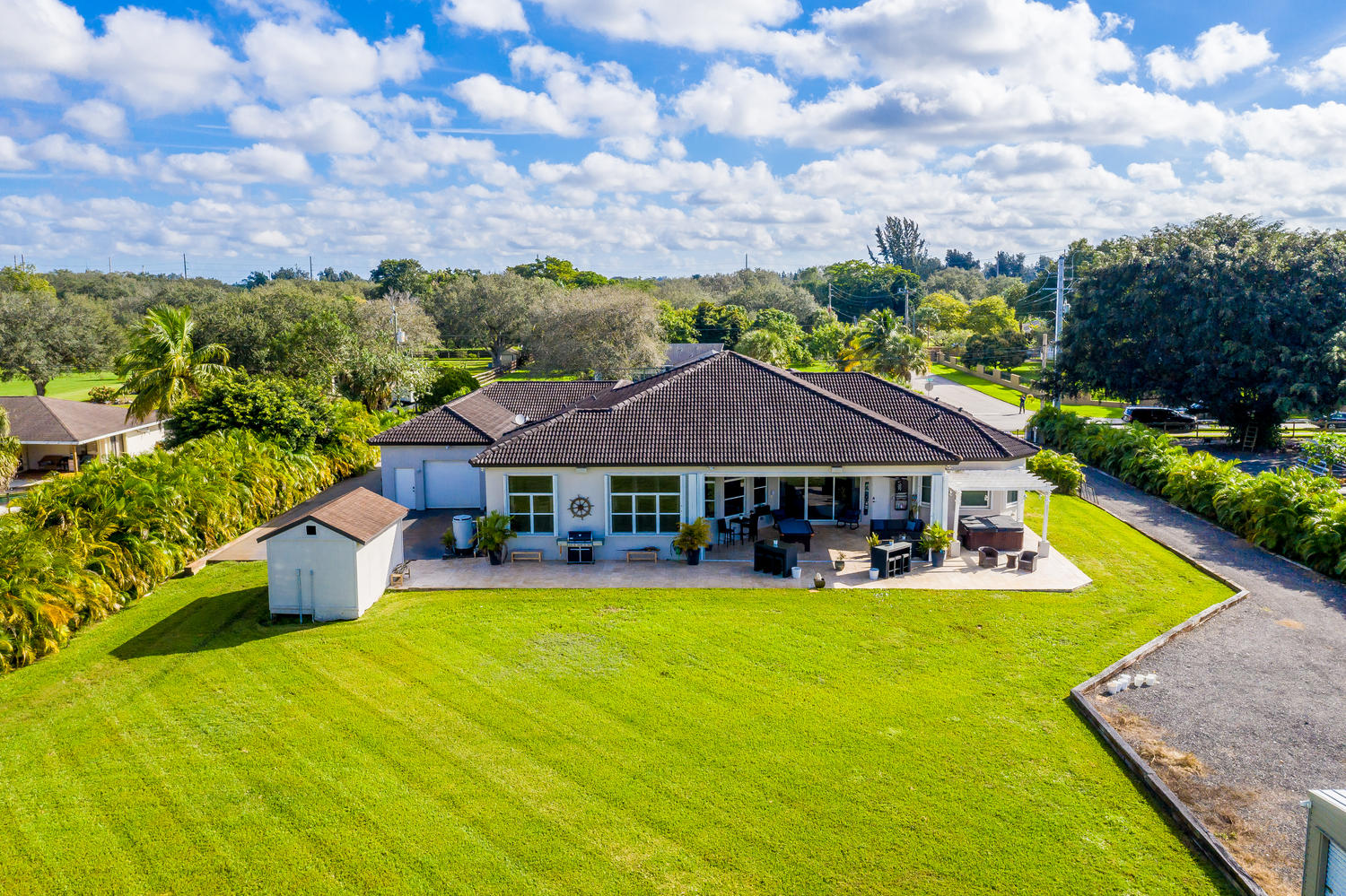Davie FL home for sale aerial view