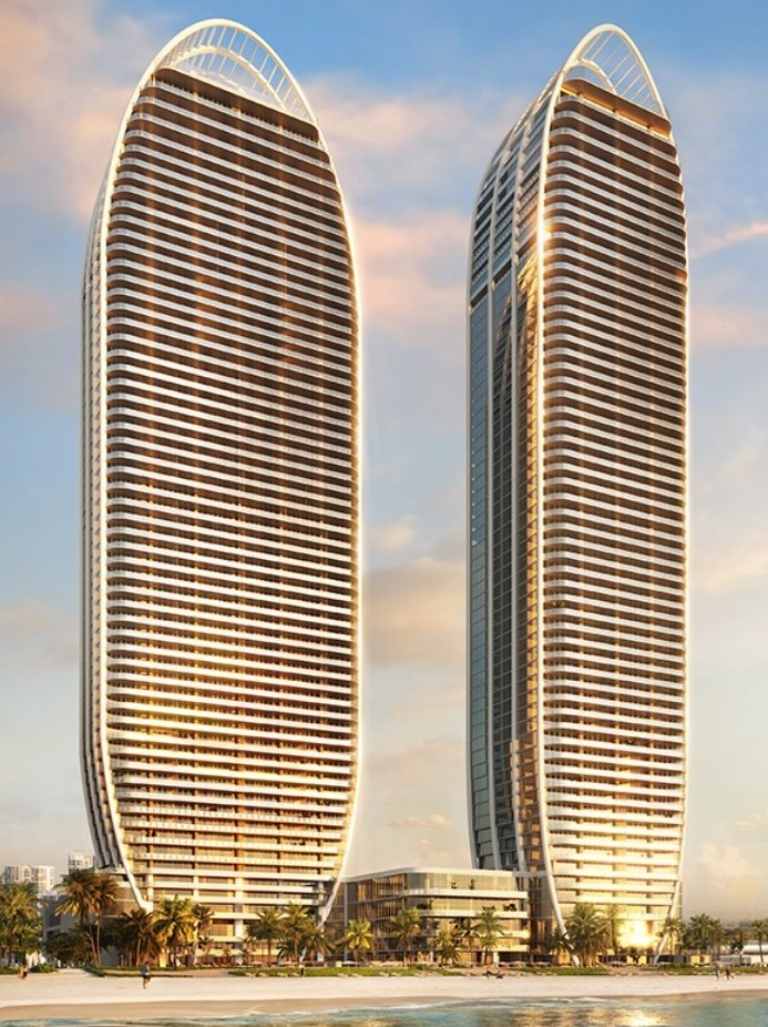 St. Regis Residences Sunny Isles Beach twin oceanfront towers rendering