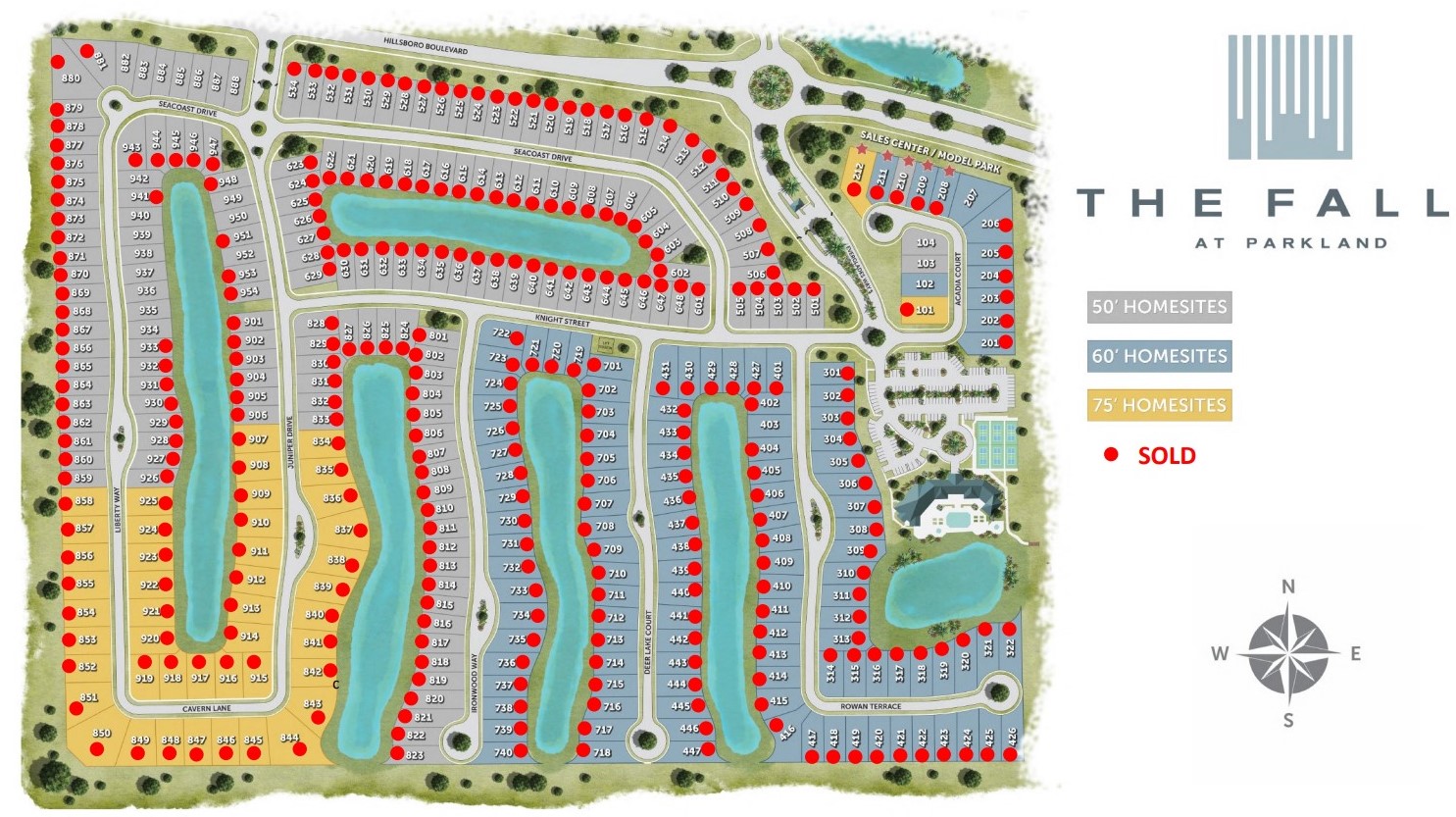 The Falls at Parkland, Parkland, FL Villas & Homes For Sale 55+ and