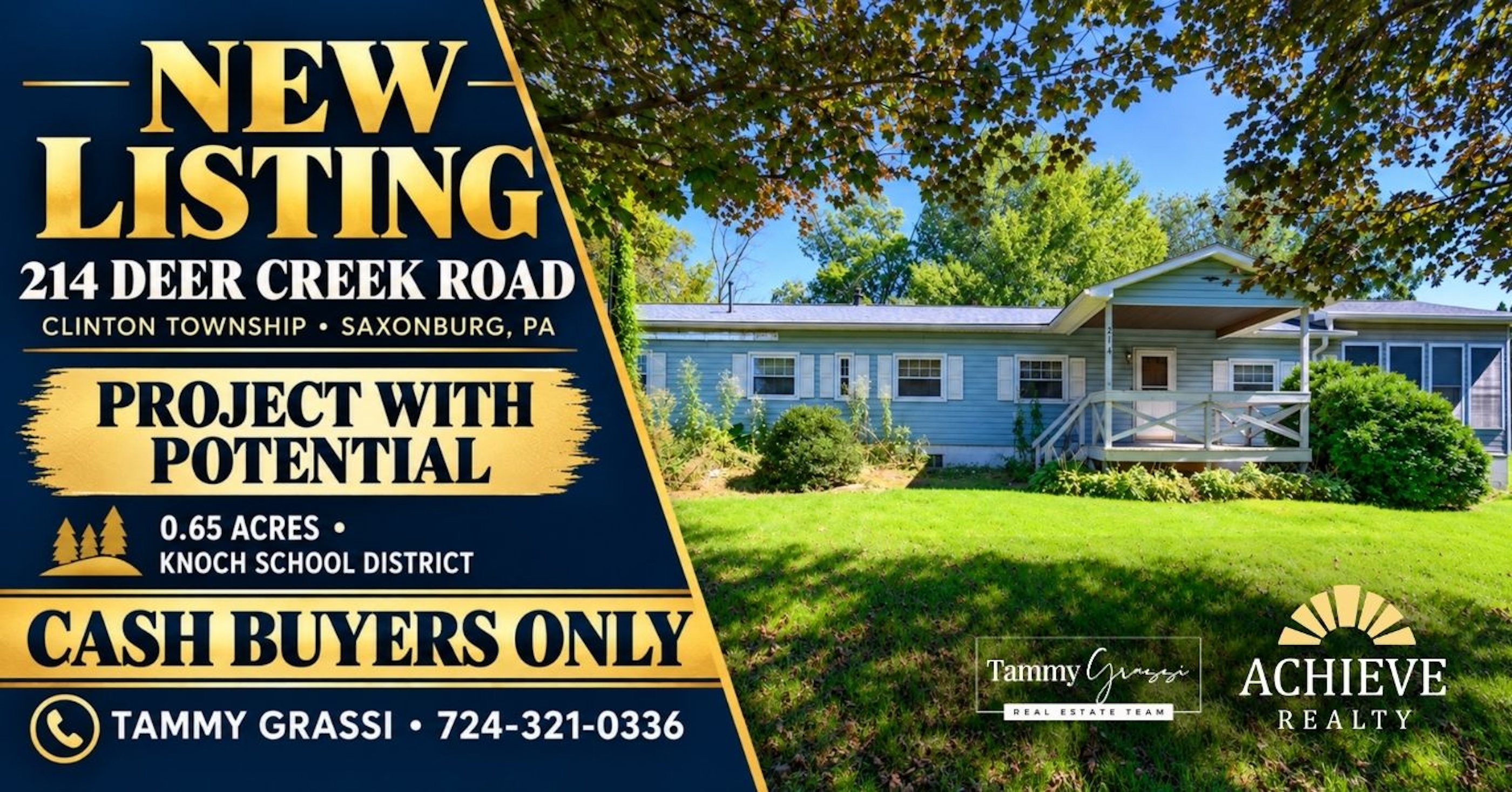 Just Listed - 214 Creek Rd, Saxonburg PA