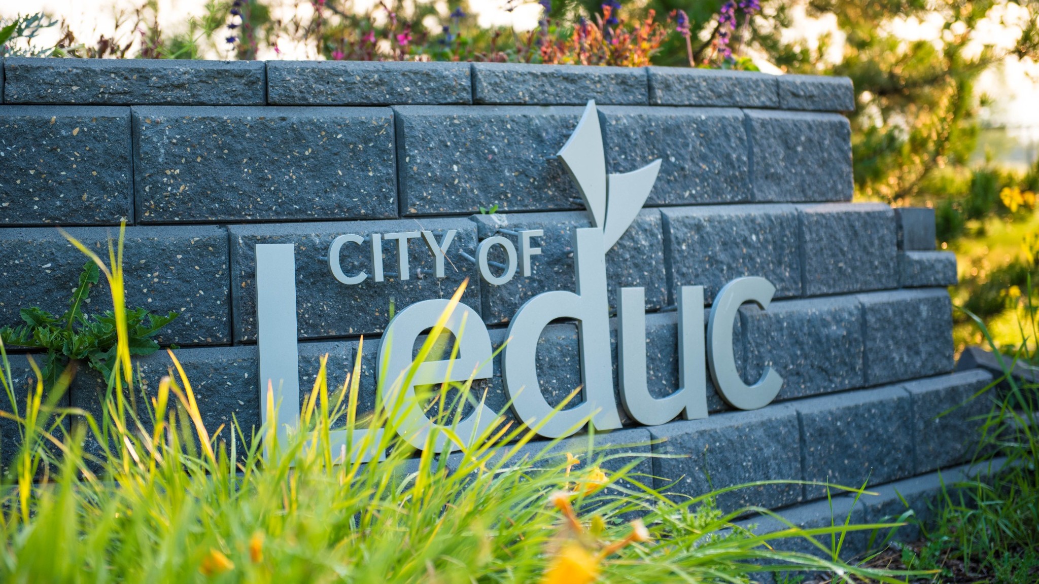 City of Leduc Alberta sign
