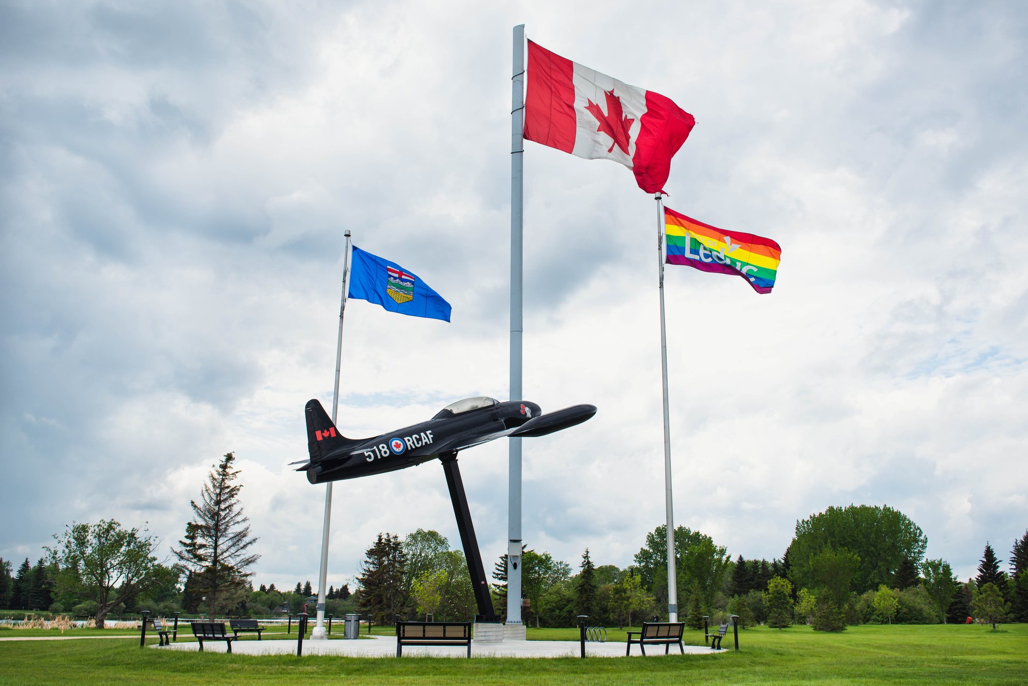 Local City of Leduc landmark and community imagery