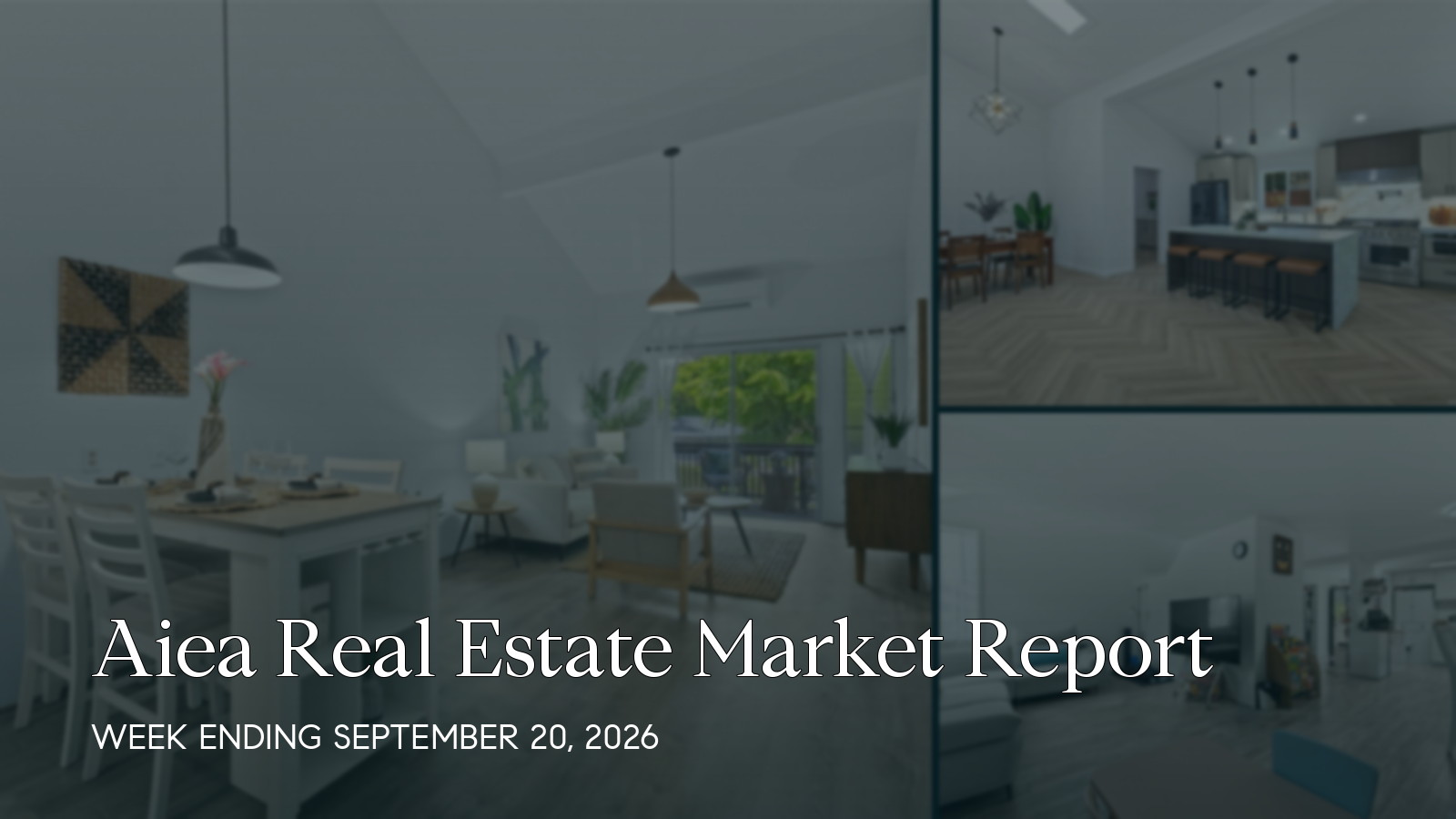 Aiea Hawaii real estate market report for the week ending September 20, 2026