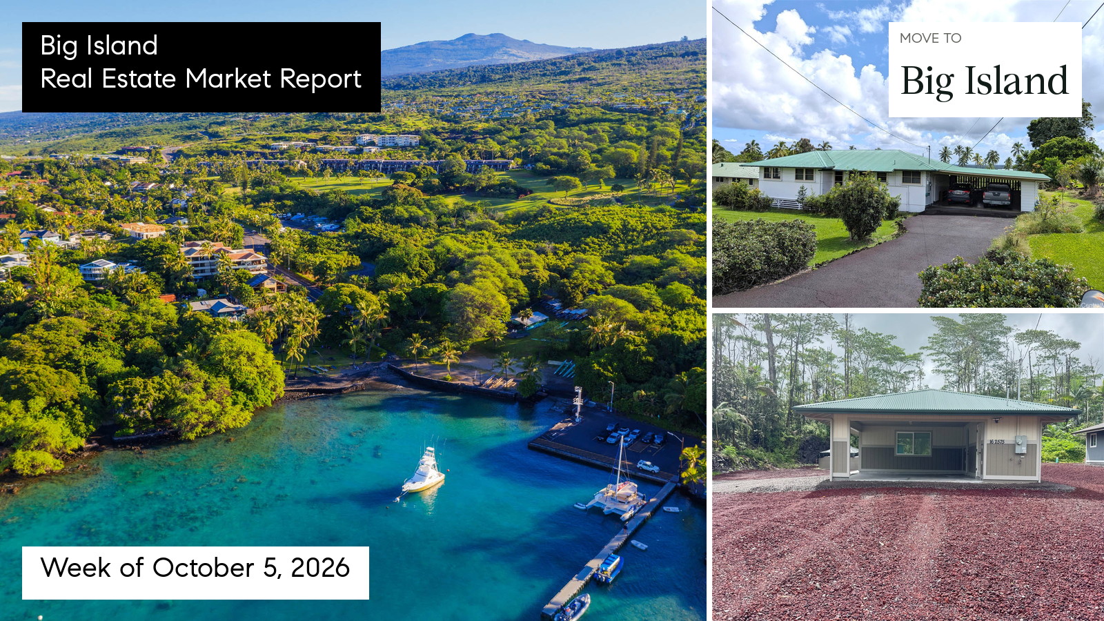 Big Island real estate market report for the week ending October 11, 2026 with Doug Ward