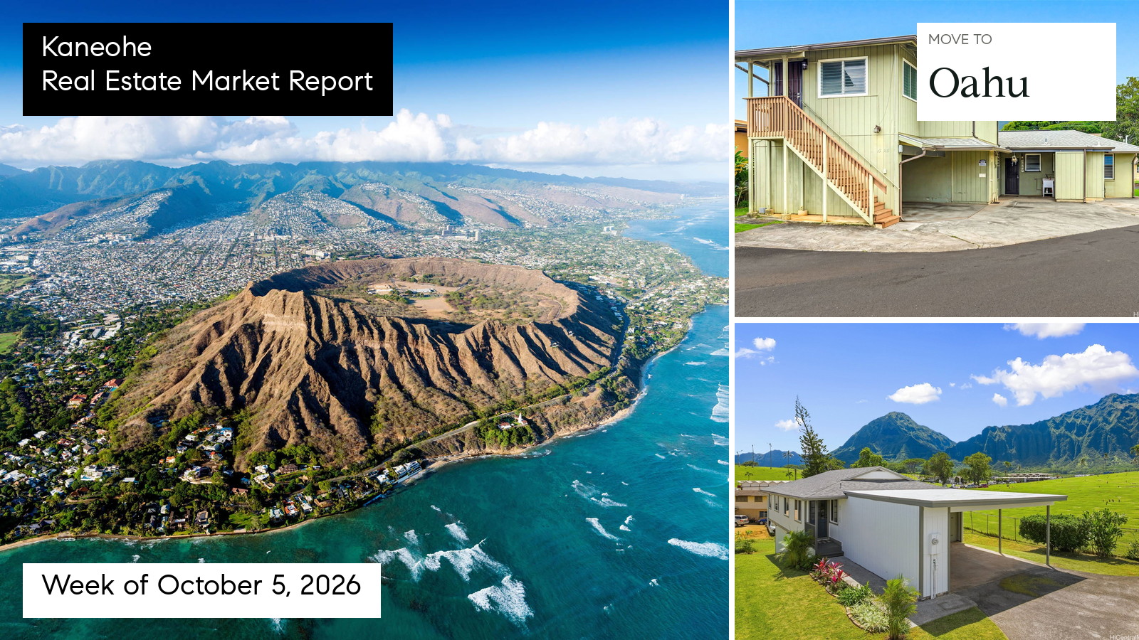 Kaneohe real estate market report for the week ending October 11, 2026 with Doug Ward