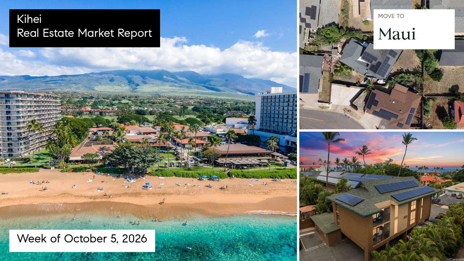 Kihei real estate market report for the week ending October 11, 2026 with Doug Ward
