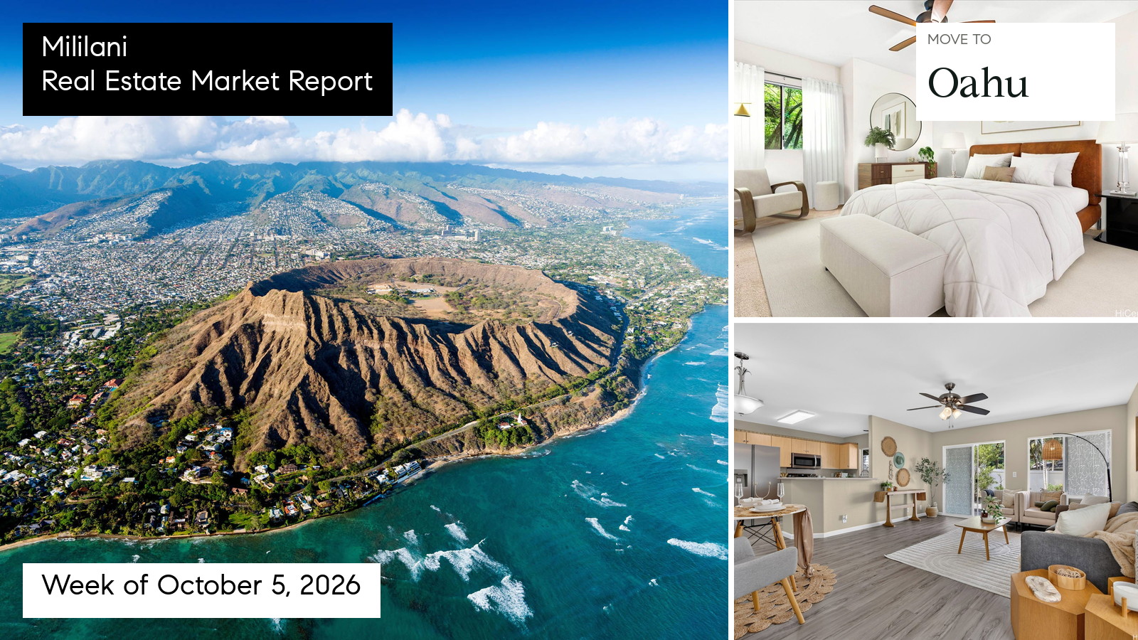 Mililani real estate market report for the week ending October 11, 2026 with Doug Ward