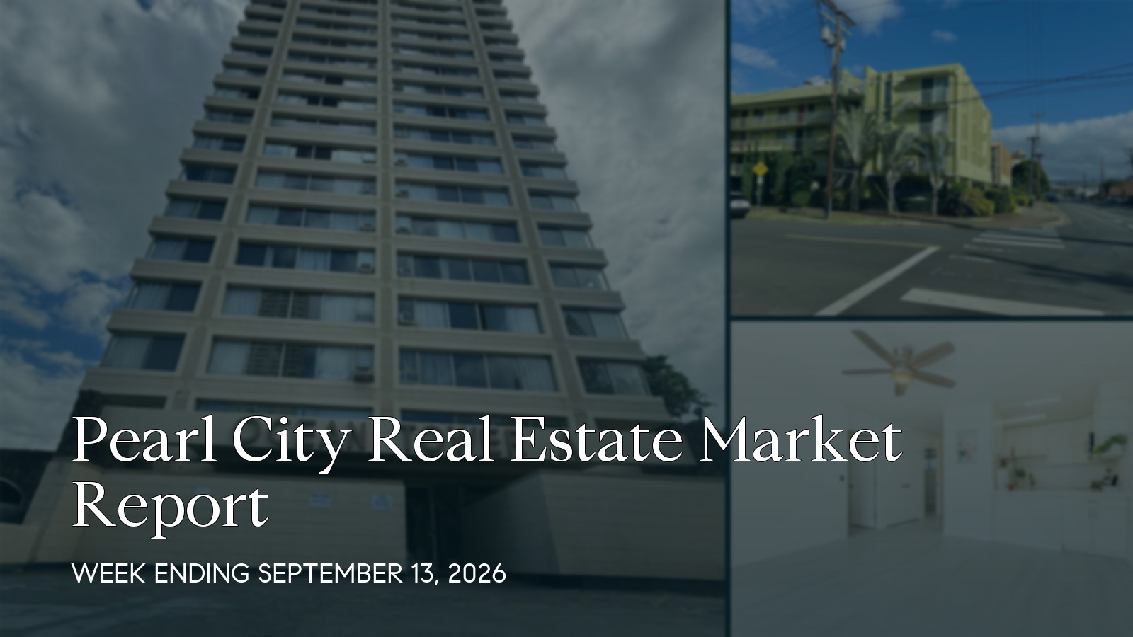 Pearl City Hawaii real estate market report for the week ending September 13, 2026