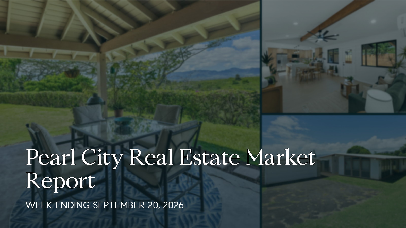 Pearl City Hawaii real estate market report for the week ending September 20, 2026