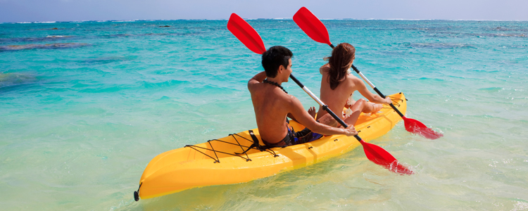 Kayaking Couple in Skysail, FL