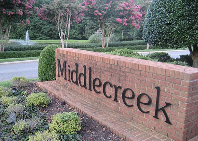 Middle Creek Entrance