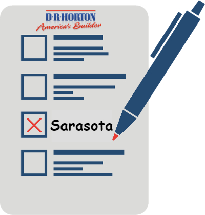DR Horton Hot List of Sarasota and Manatee New Homes