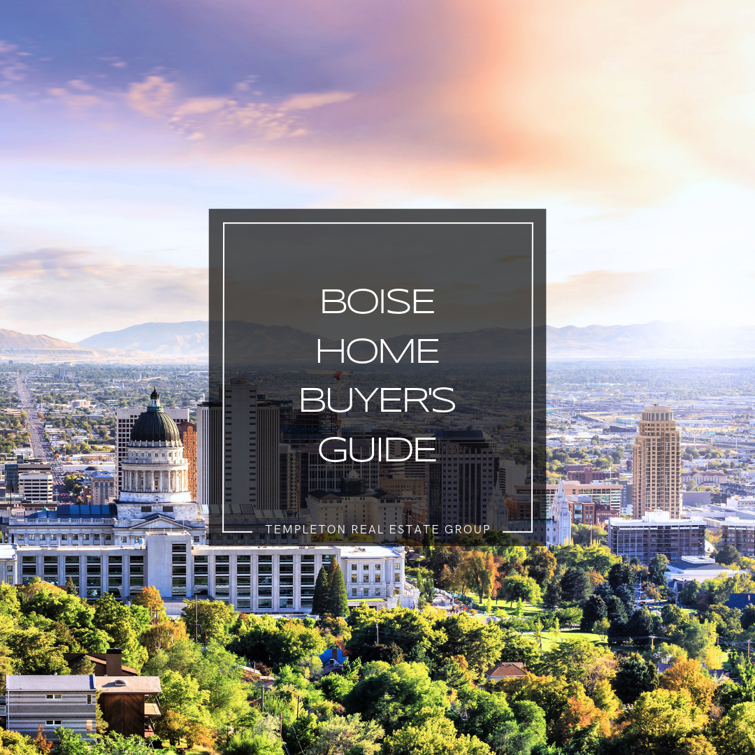 Downtown Boise skyline and Idaho State Capitol in Boise, Idaho.