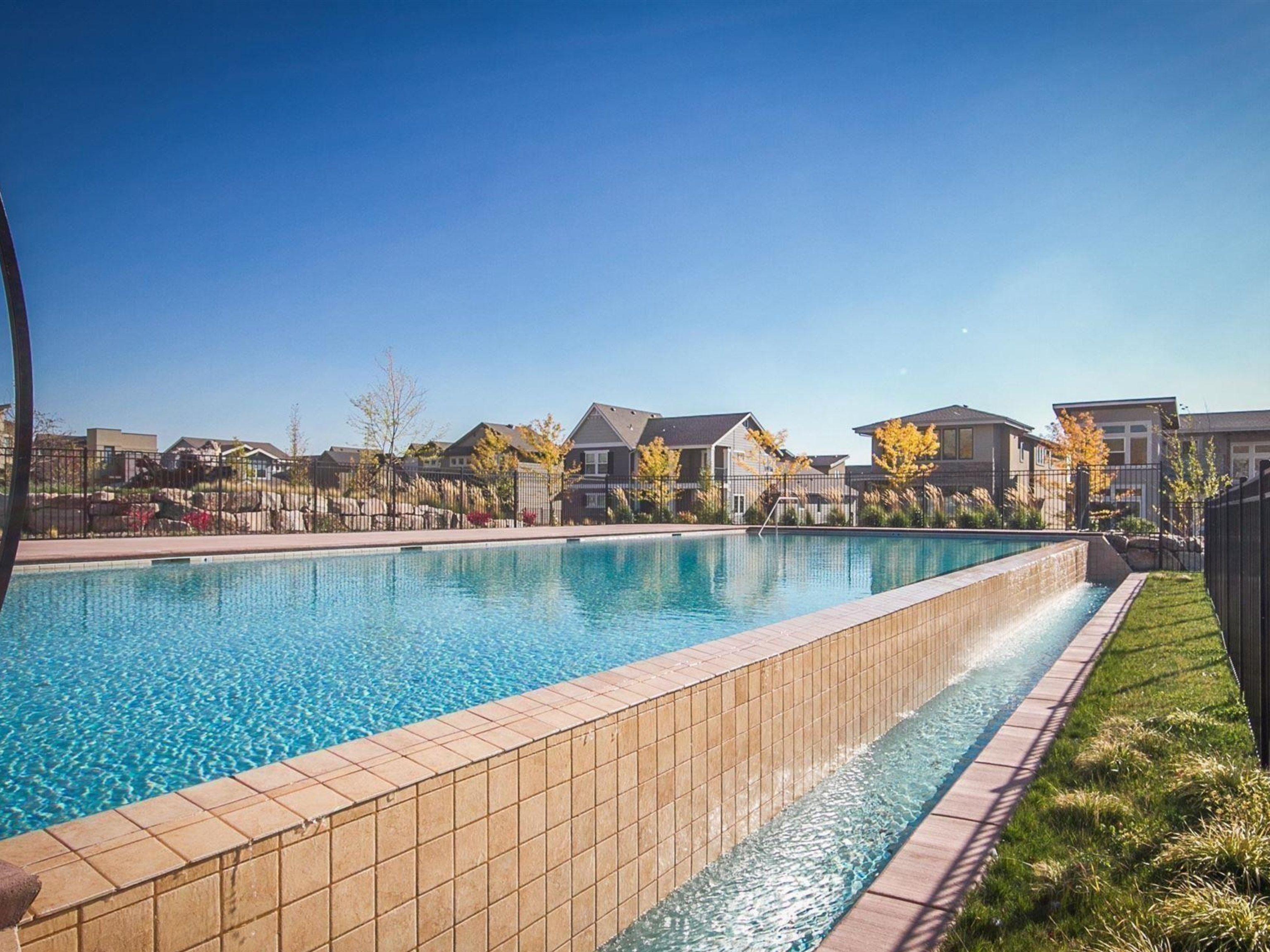 Community swimming pool in the Harris Ranch neighborhood in Boise, Idaho