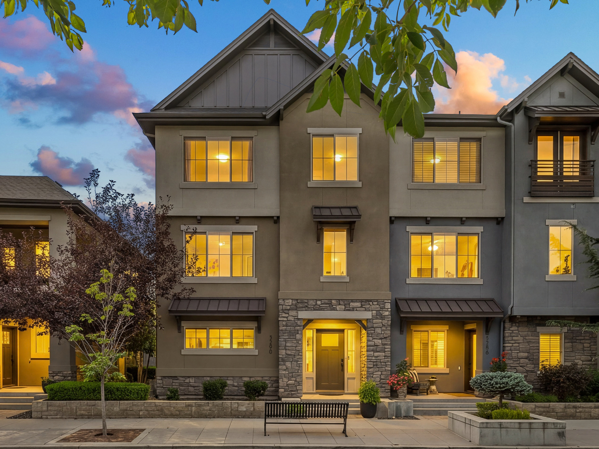 Boise townhomes showing how home style and neighborhood can affect pre-sale improvements