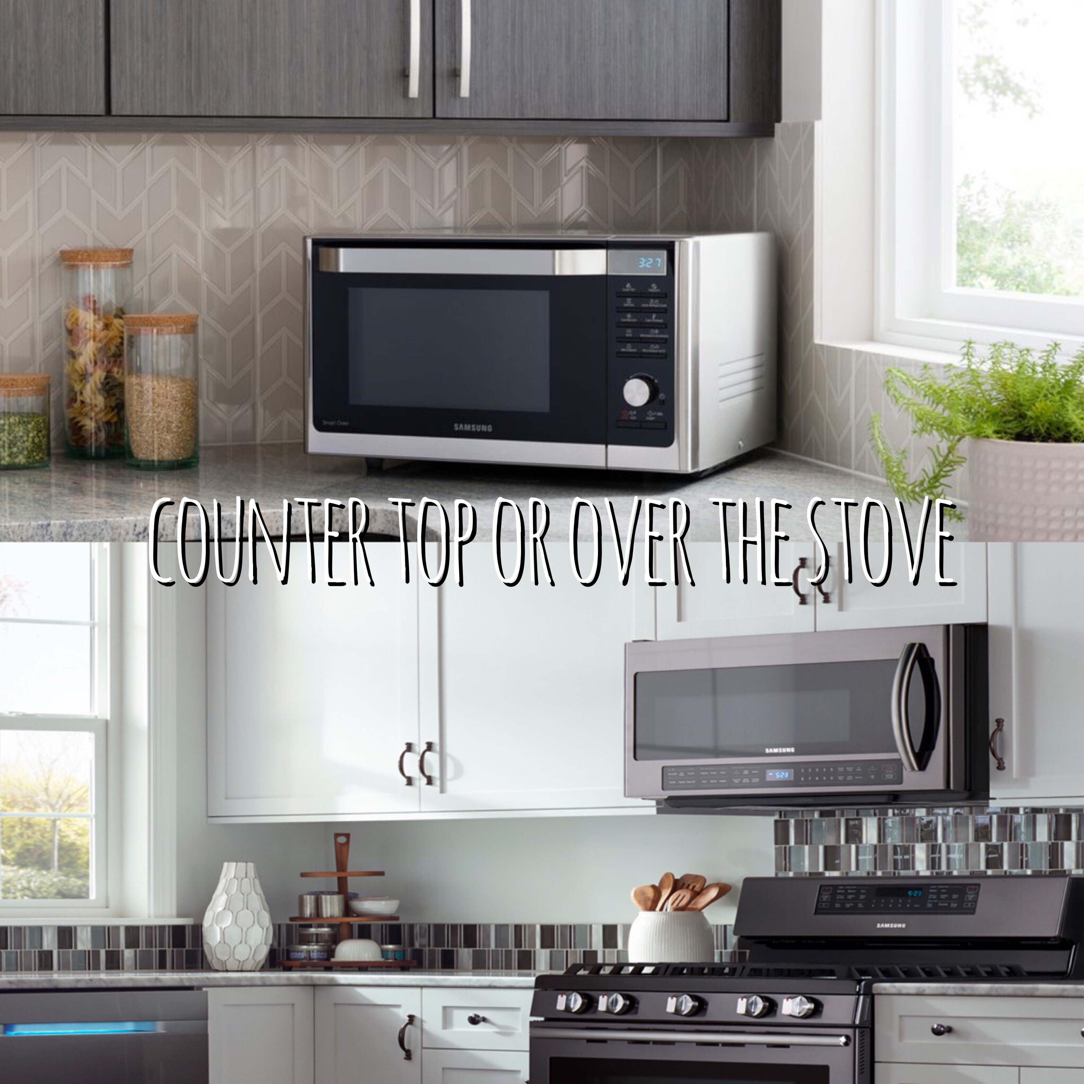 Where Should the Microwave Go?