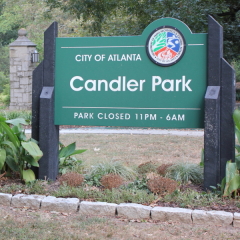 Candler Park Entrance Sign