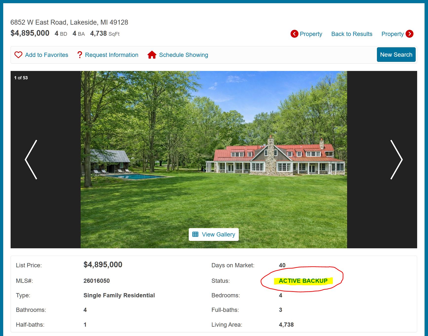 6852 EastRd, Lakeside, MI