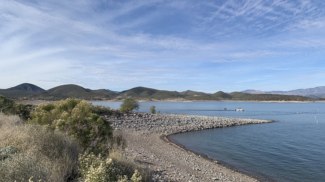 View of Lake Pleasant in Peoria, Arizona