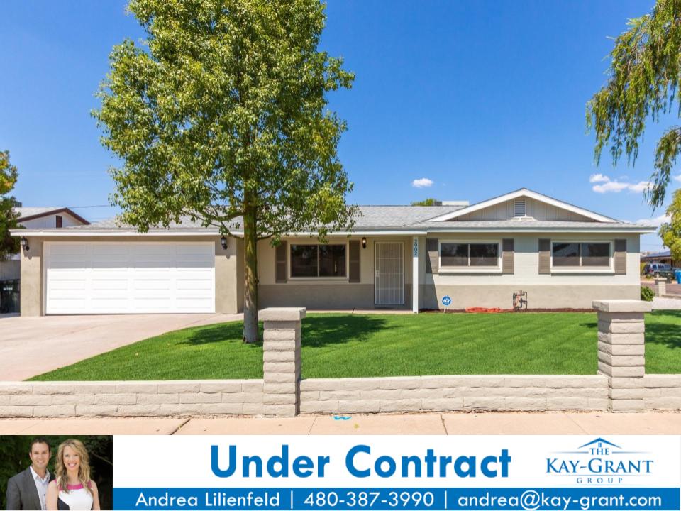 North Phoenix Home Under Contract