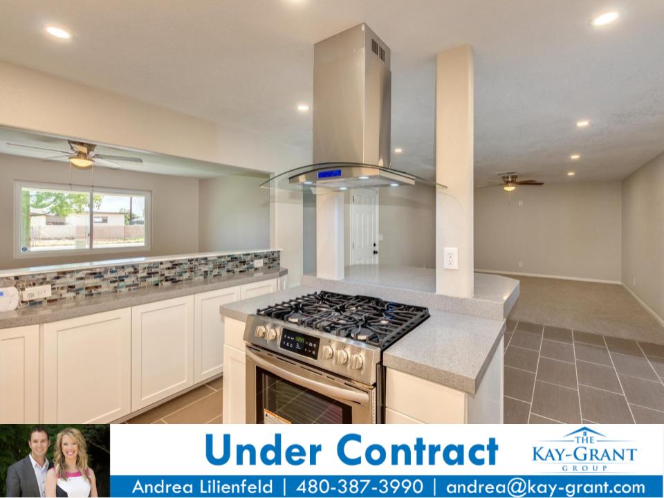 North Phoenix Home Under Contract Kitchen