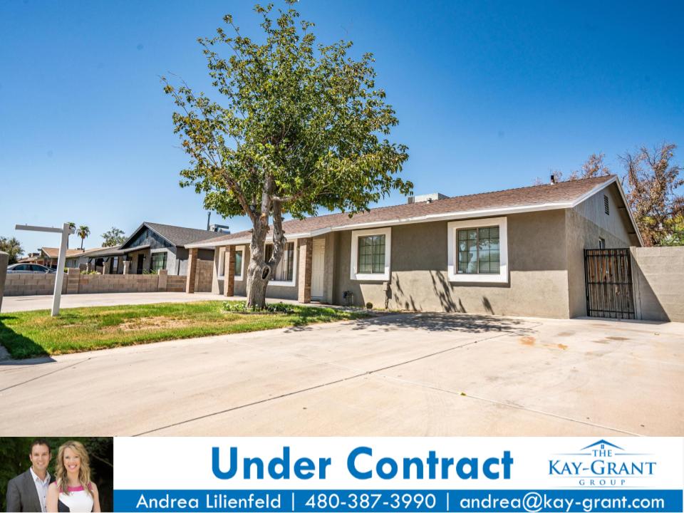 Under Contract Home West Phoenix