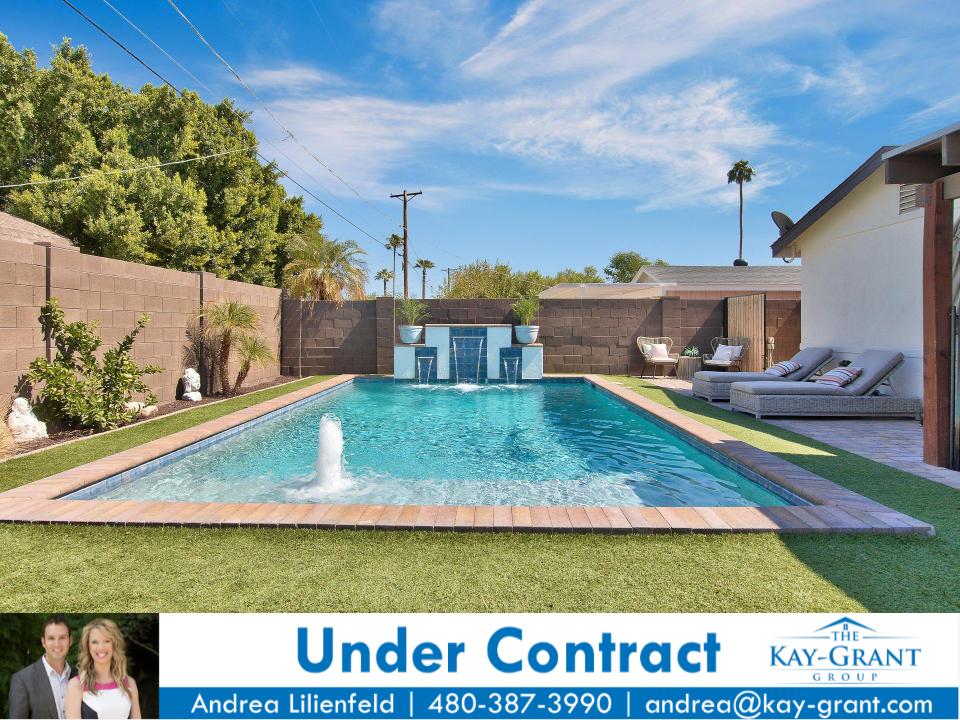 Under Contract South Scottsdale Home Backyard