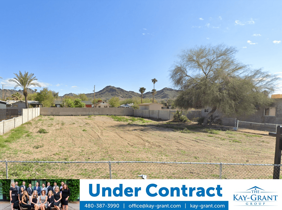 Sunnyslope Neighborhood Lot Under Contract