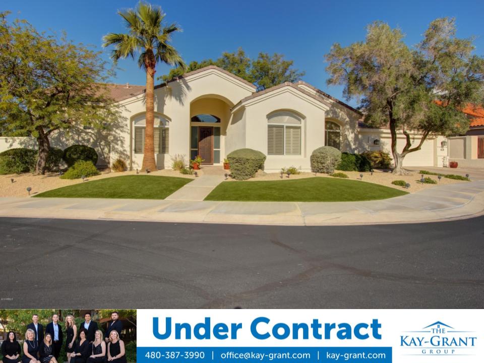 Stonegate Scottsdale Home Under Contract