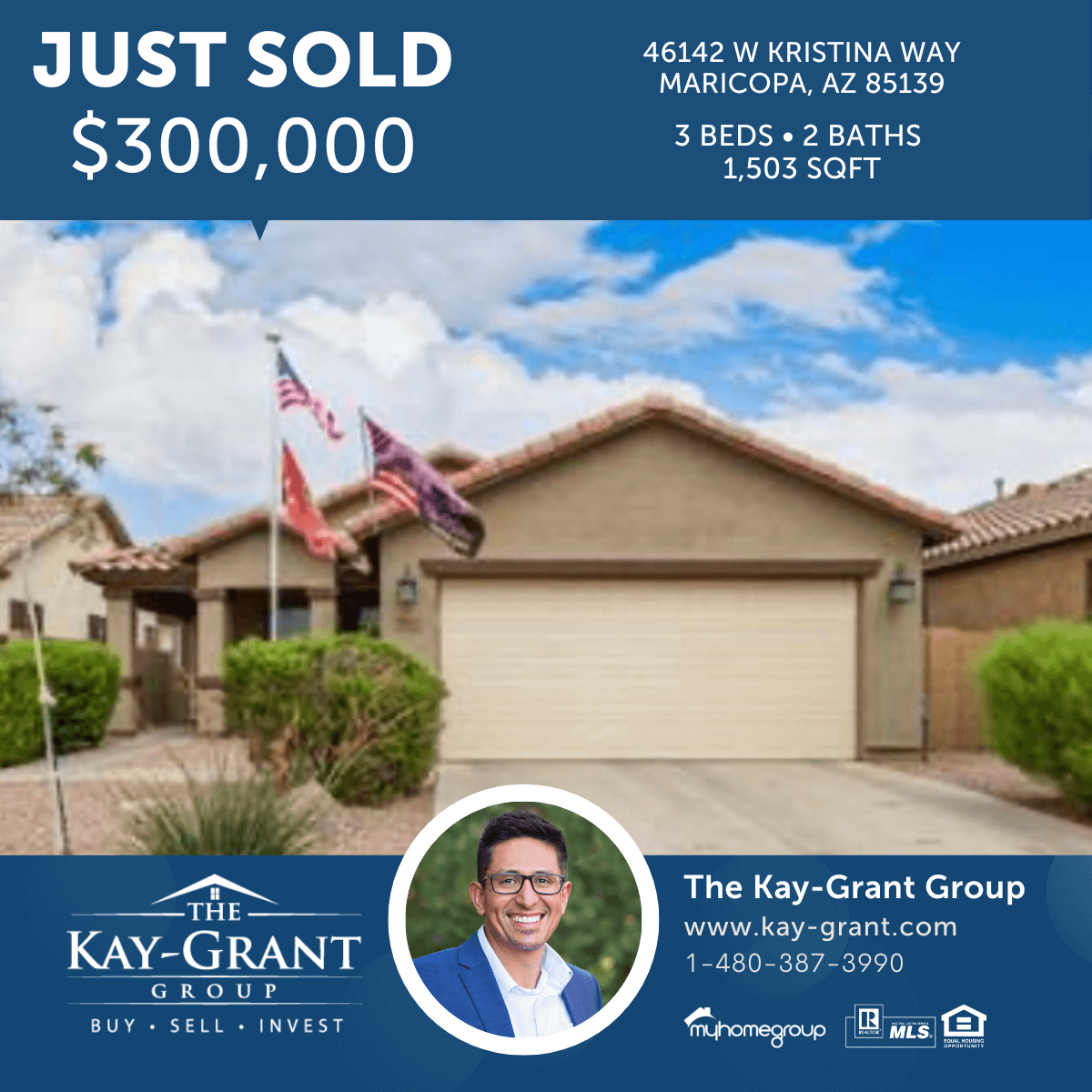 JUST SOLD ThreeBedroom Maricopa Home