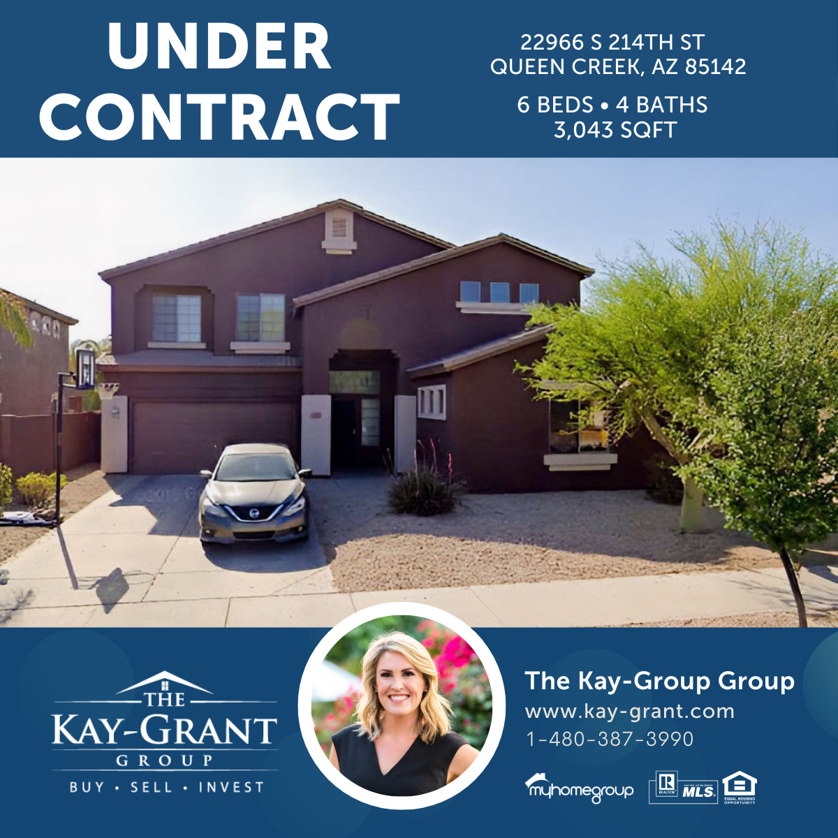 SixBedroom Queen creek Home Under Contract
