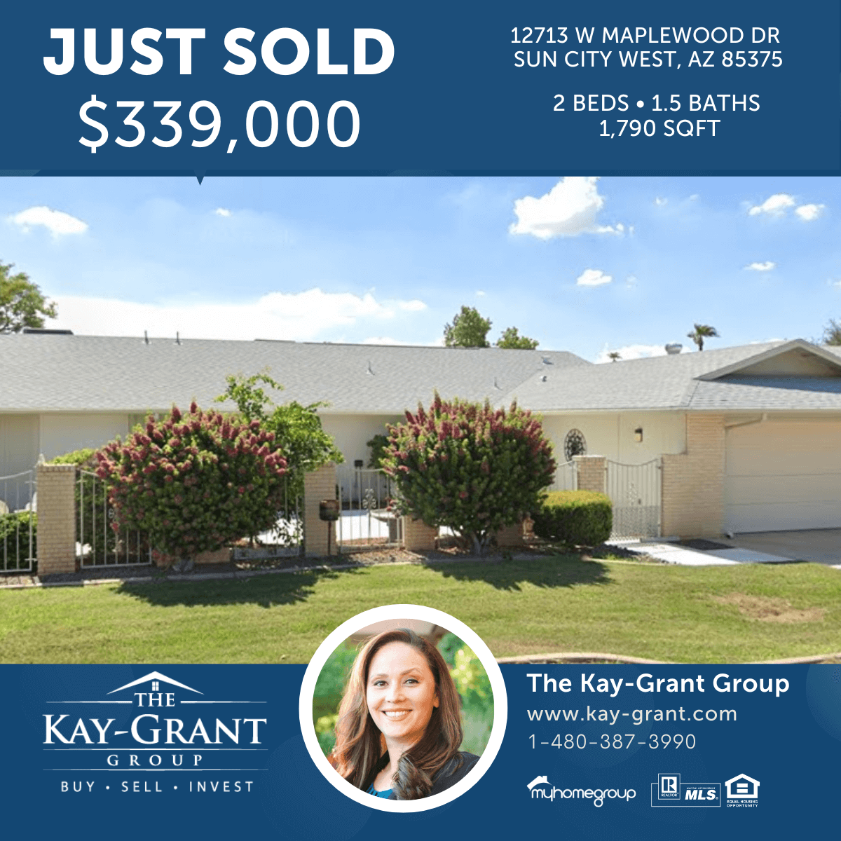 JUST SOLD TwoBedroom Sun City West Townhome