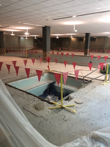 Optima Indoor Pool Under Construction