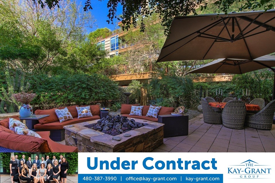 Ground Floor Optima Camelview Condo with Patio Under Contract