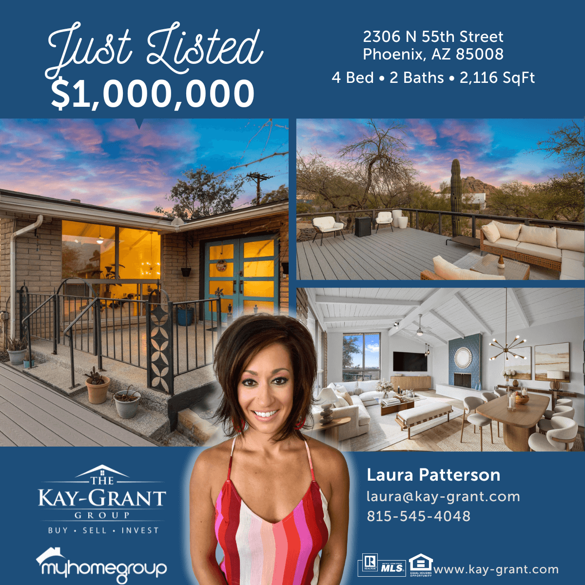 newly listed Phoenix Arcadia home updated mid-century home