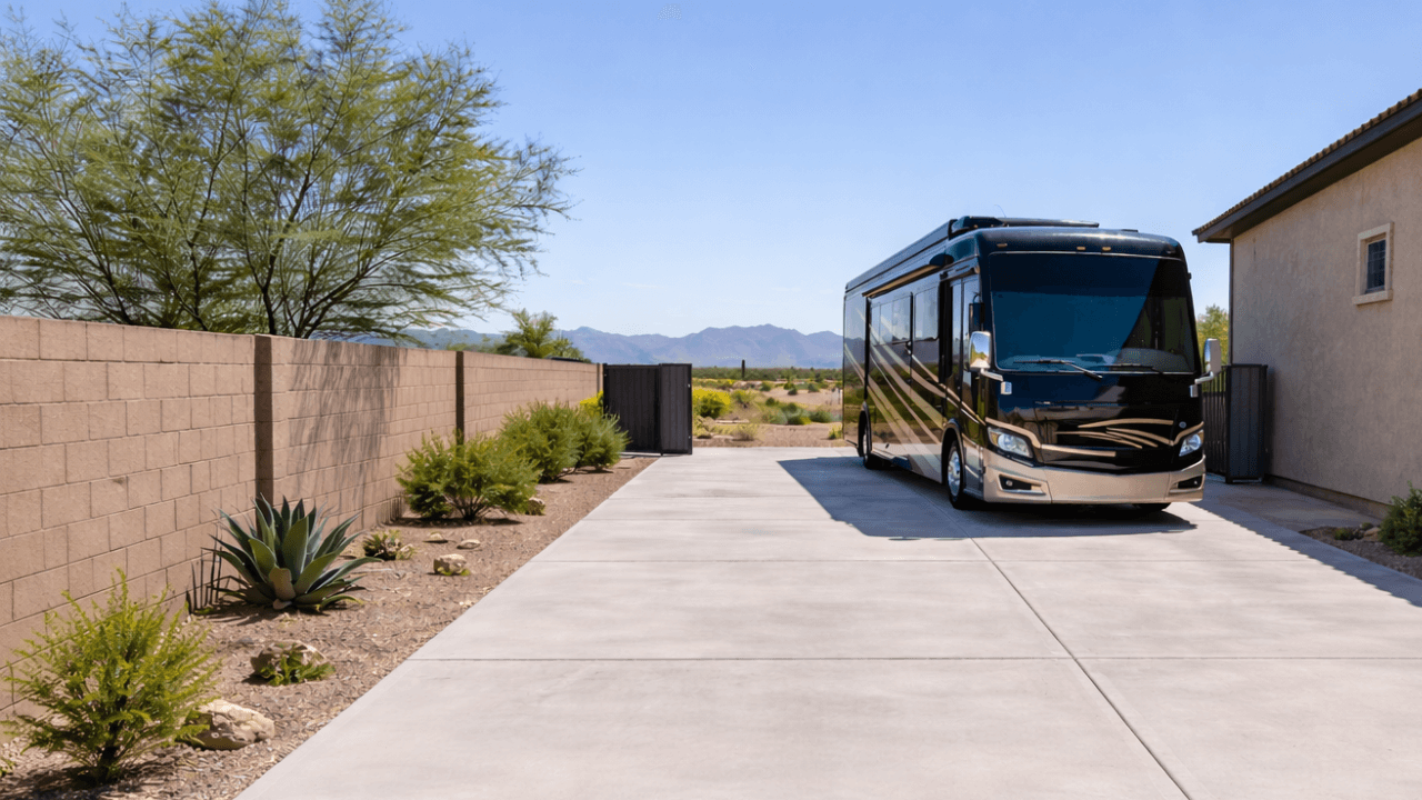 buckeye arizona home on a large lot with RV parking
