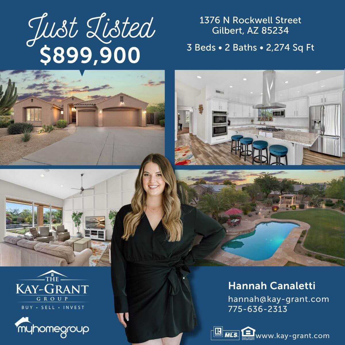 gilbert home with pool on large corner lot