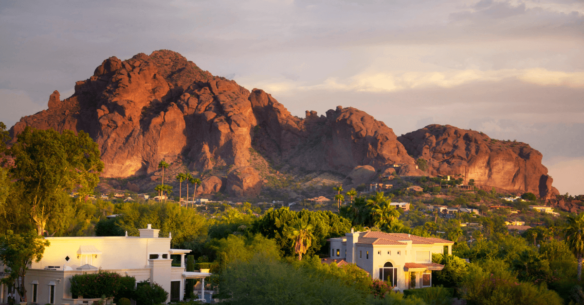 hiking trails near Optima Camelview