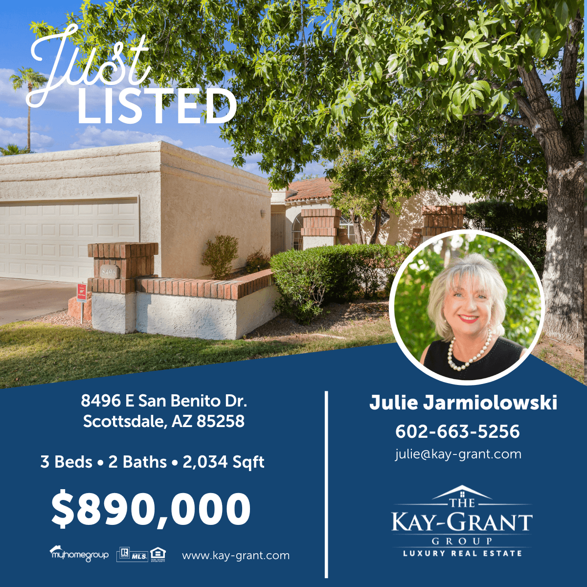 JUST LISTED ThreeBedroom Scottsdale Patio Home