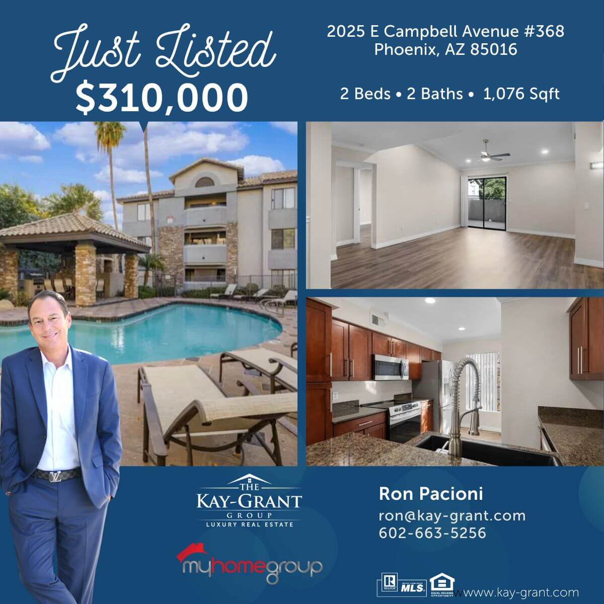 updated central phoenix two-bedroom condo for sale just listed