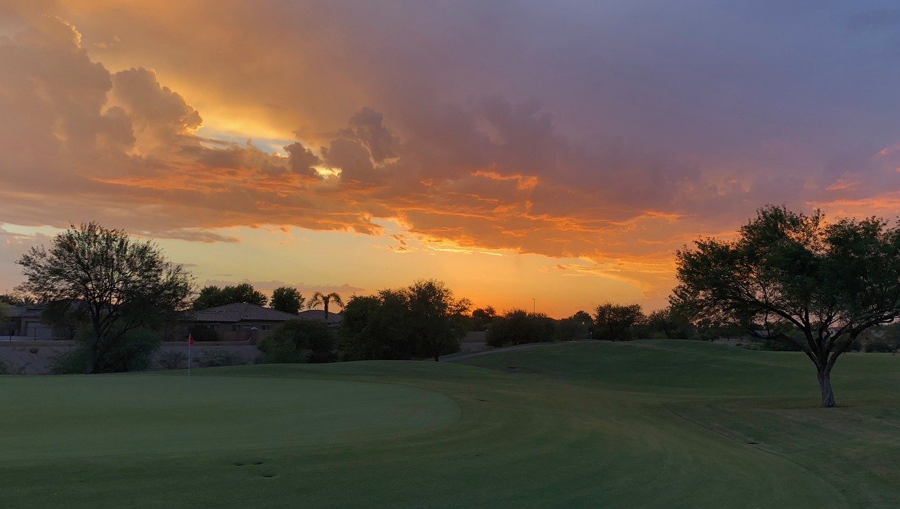 Scottsdale Golf Course at Sunset
