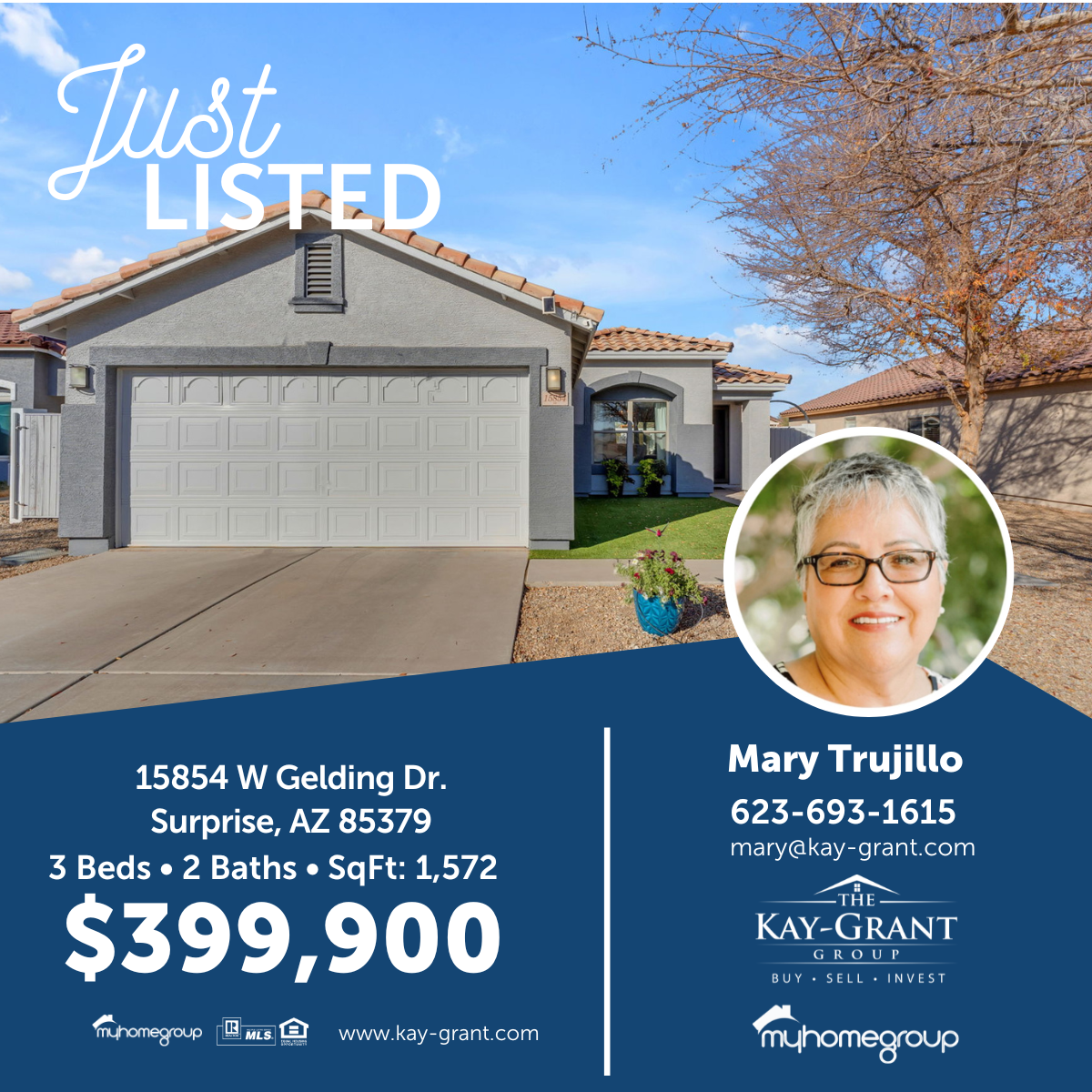 three-bedroom surprise home just listed